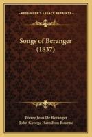 Songs of Beranger (1837)