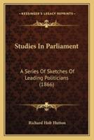 Studies in Parliament