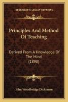 Principles And Method Of Teaching