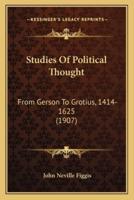 Studies Of Political Thought