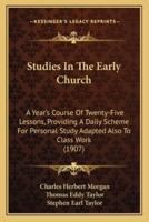 Studies In The Early Church