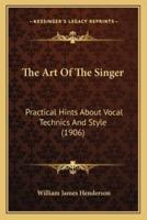 The Art Of The Singer