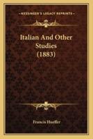 Italian and Other Studies (1883)
