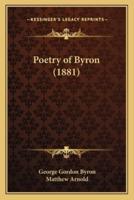 Poetry of Byron (1881)