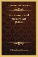 Renaissance and Modern Art (1894)