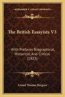 The British Essayists V3