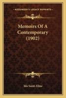 Memoirs Of A Contemporary (1902)