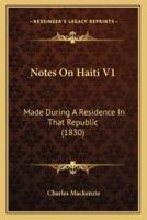 Notes On Haiti V1
