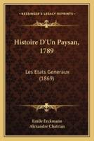 Histoire D'Un Paysan, 1789