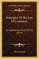 Principles of the Law of Contracts