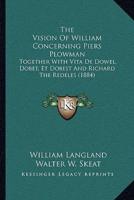 The Vision of William Concerning Piers Plowman