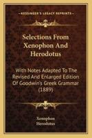 Selections From Xenophon And Herodotus