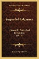 Suspended Judgments