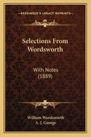 Selections From Wordsworth