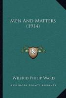 Men And Matters (1914)
