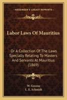 Labor Laws Of Mauritius