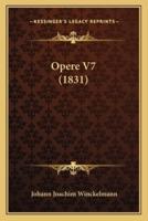 Opere V7 (1831)