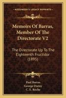 Memoirs Of Barras, Member Of The Directorate V2