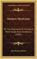 Modern Mysticism