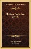 Military Explosives (1919)