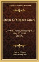 Statue of Stephen Girard