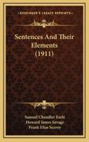 Sentences and Their Elements (1911)