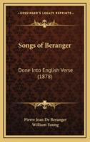 Songs of Beranger