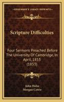 Scripture Difficulties