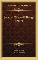 Journal of Small Things (1917)