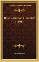 Rose Campion's Platonic (1908)