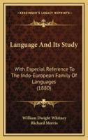 Language and Its Study