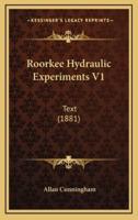 Roorkee Hydraulic Experiments V1