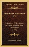 Primitive Civilizations V1