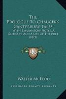 The Prologue To Chaucer's Canterbury Tales