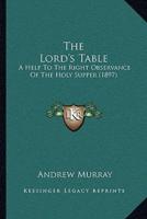 The Lord's Table