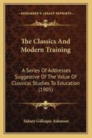 The Classics And Modern Training