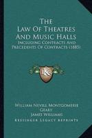 The Law Of Theatres And Music Halls