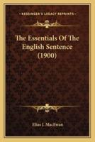 The Essentials Of The English Sentence (1900)