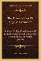 The Foundations Of English Literature