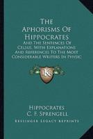 The Aphorisms Of Hippocrates