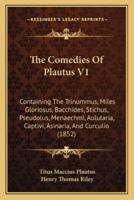 The Comedies Of Plautus V1
