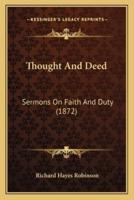 Thought And Deed