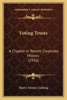 Voting Trusts