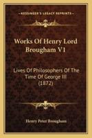Works of Henry Lord Brougham V1
