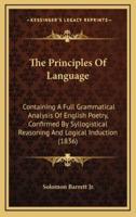 The Principles of Language