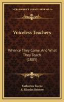 Voiceless Teachers