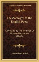 The Zoology of the English Poets