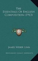 The Essentials of English Composition (1913)