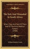 The Sick and Wounded in South Africa