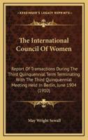 The International Council of Women